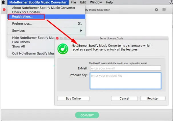 NoteBurner Spotify Music Converter Crack 2.10 With Product Key